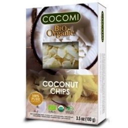 Chipsuri cocos raw eco 100g - COCOMI