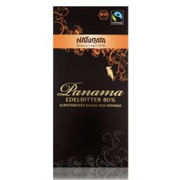 Ciocolata neagra 80%cacao Panama eco 100g - NATURATA