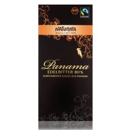 Ciocolata neagra 80%cacao Panama eco 100g - NATURATA