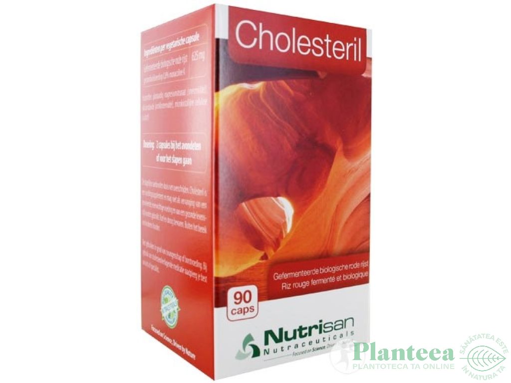 Cholesteril [Drojdie orez rosu] 90cps - NUTRISAN