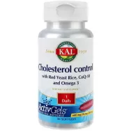 Cholesterol control drojdie orez rosu Q10 omega3 30cps - KAL