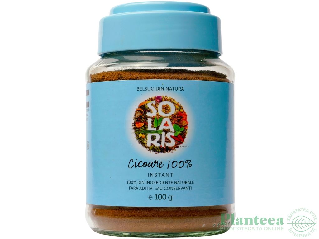 Cafeluta instant cicoare 100% borcan 100g - SOLARIS