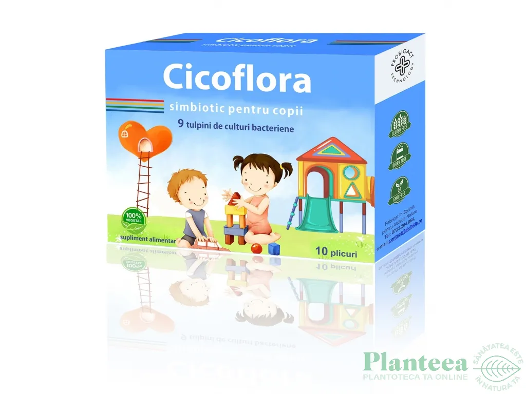 Simbiotic copii Cicoflora 10pl - ALCHIDA NATURE