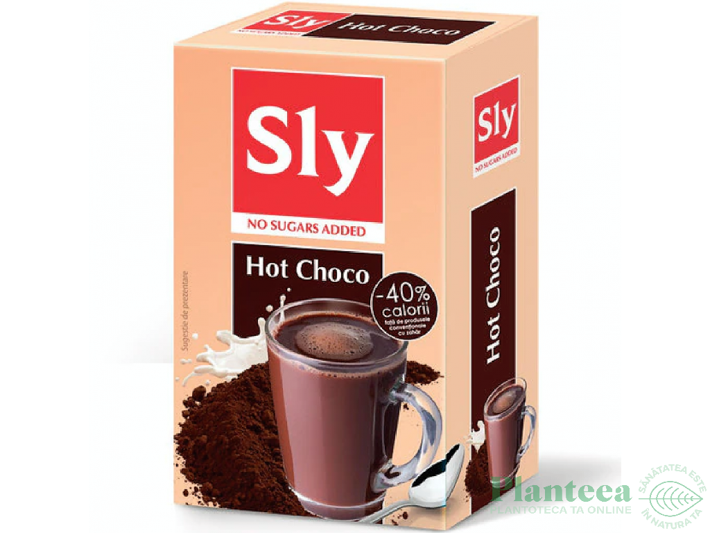 Ciocolata calda instant dietetica plicuri 7x15g - SLY NUTRITIA