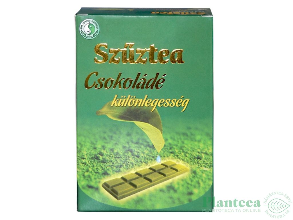 Ciocolata verde ceai virgin 90g - DR CHEN PATIKA