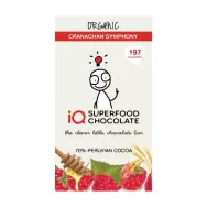 Ciocolata neagra 70% Cranachan Symphony eco 35g - IQ CHOCOLATE