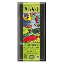 Ciocolata lapte_orez 40%cacao eco 100g - VIVANI