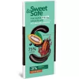 Ciocolata amaruie 75%cacao stevia 90g - SWEET&SAFE