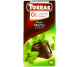 Ciocolata neagra 52%cacao menta fara zahar fara gluten 75g - TORRAS