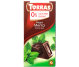 Ciocolata neagra 52%cacao menta fara zahar fara gluten 75g - TORRAS