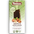 Ciocolata neagra 54%cacao alune stevie 125g - TORRAS