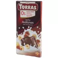 Ciocolata lapte cu alune fara zahar fara gluten 75g - TORRAS