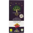 Ciocolata vegetariana 72%cacao visine polen fara zahar 100g - GOVINDA