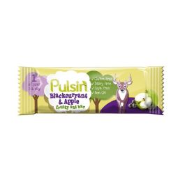 Baton fructe ovaz coacaze negre mere copii 25g - PULSIN