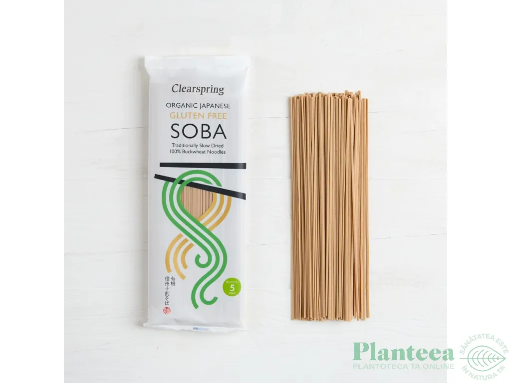 Paste taitei subtiri hrisca 100% Soba eco 200g - CLEARSPRING