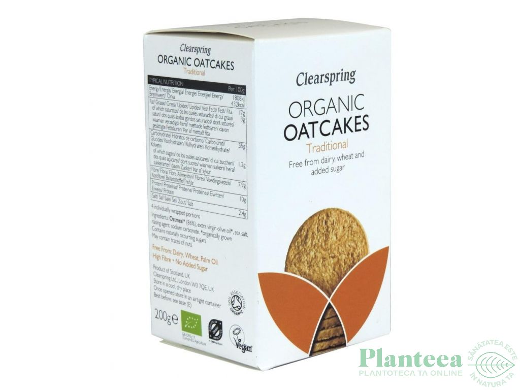 Crackers ovaz traditionali eco 200g - CLEARSPRING