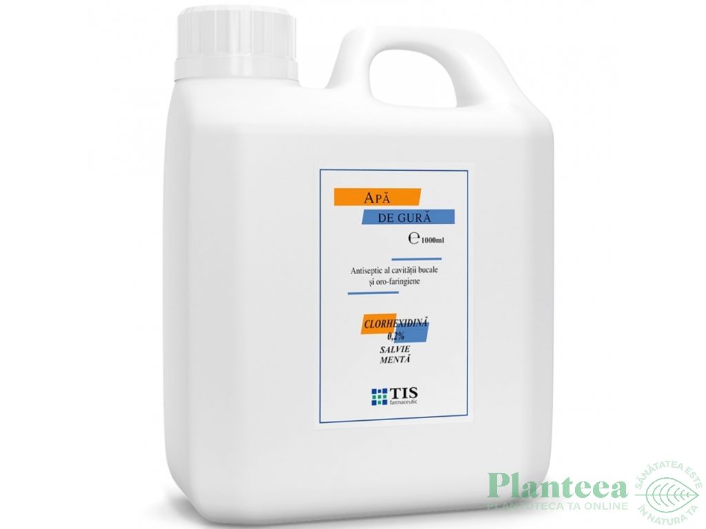 Apa gura clorhexidina 0,2% Tisodent 1L - TIS