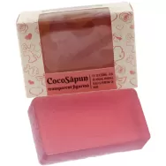 Sapun transparent Coco argan migdale dulci parfum roze 100g - VERRE DE NATURE