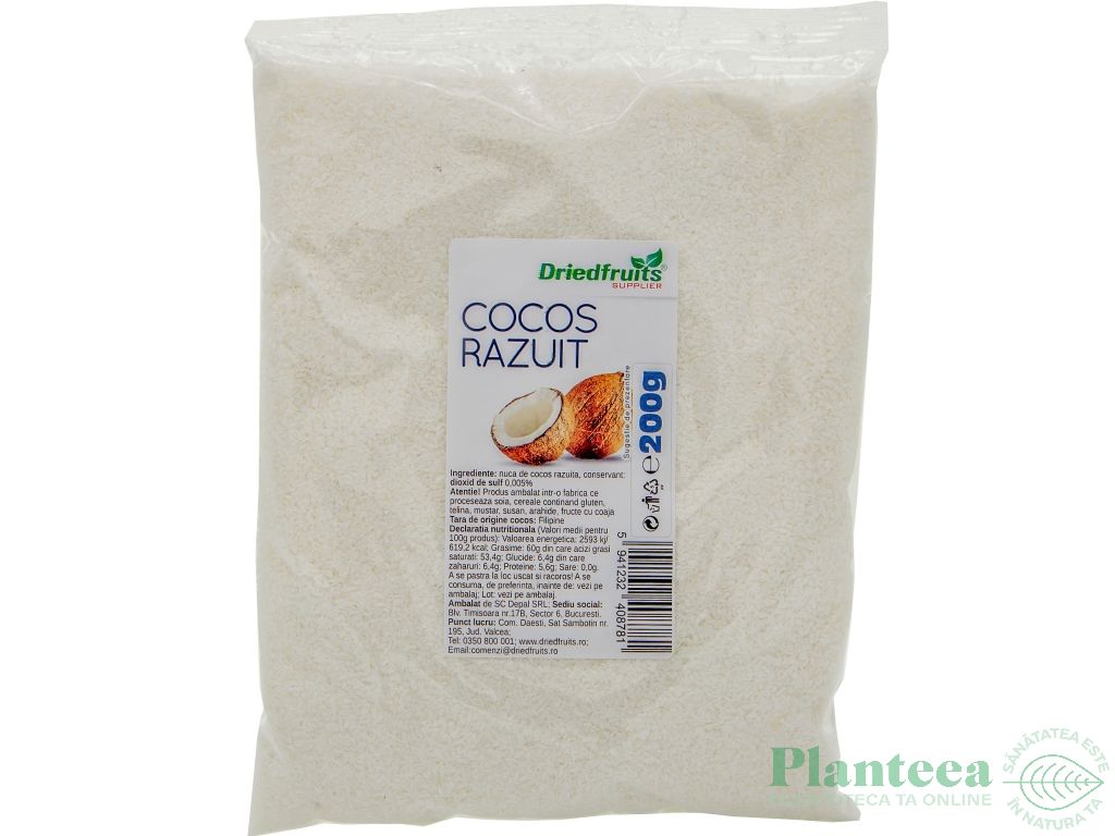 Cocos razuit 200g - DRIED FRUITS