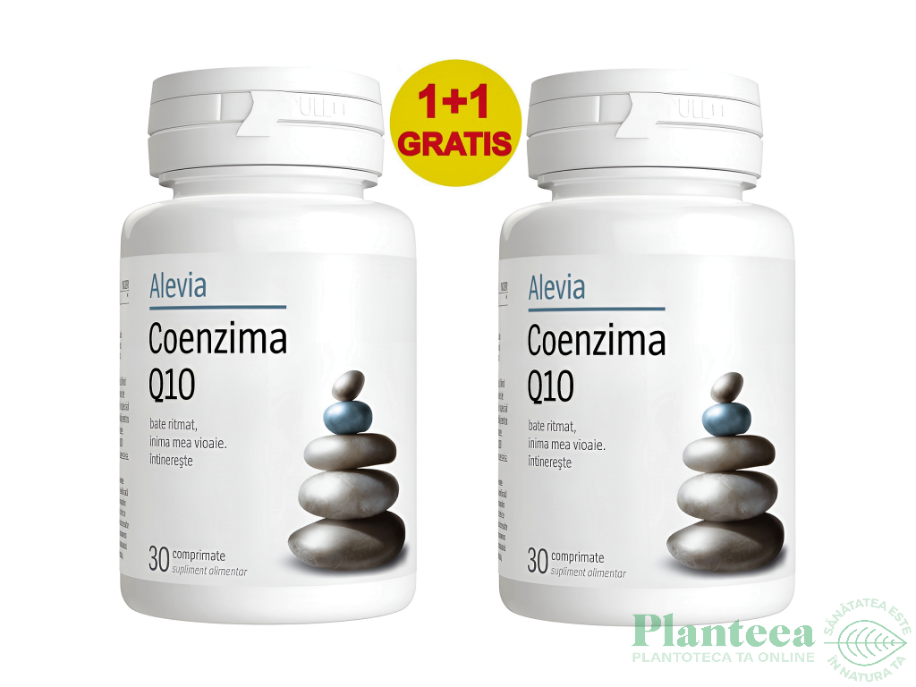 Pachet Coenzima Q10 10mg 2x30cp - ALEVIA