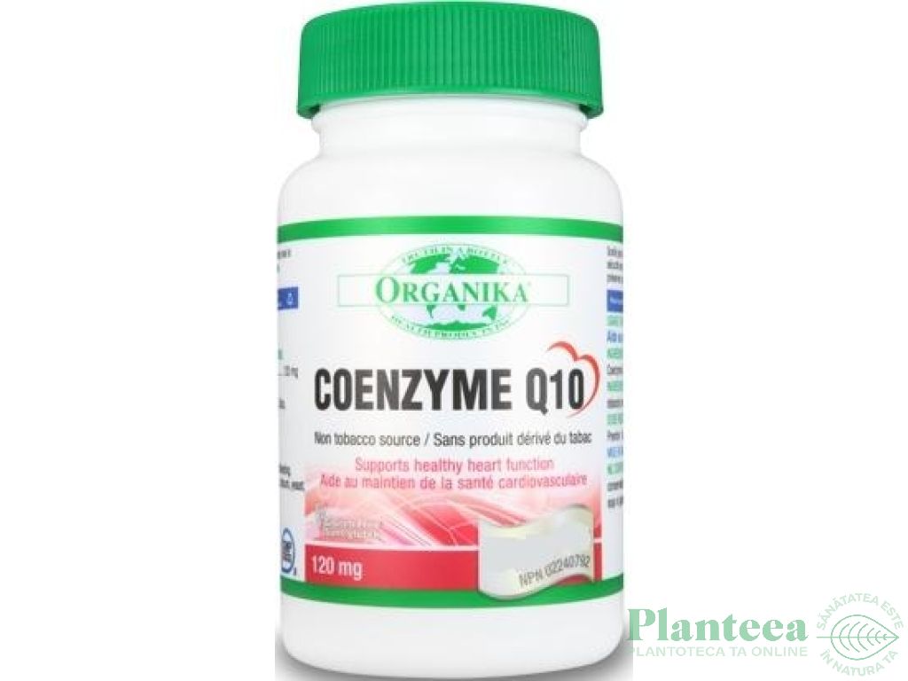 Coenzima Q10 120mg 60cps - ORGANIKA HEALTH