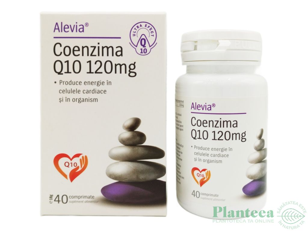 Coenzima Q10 120mg 40cp - ALEVIA