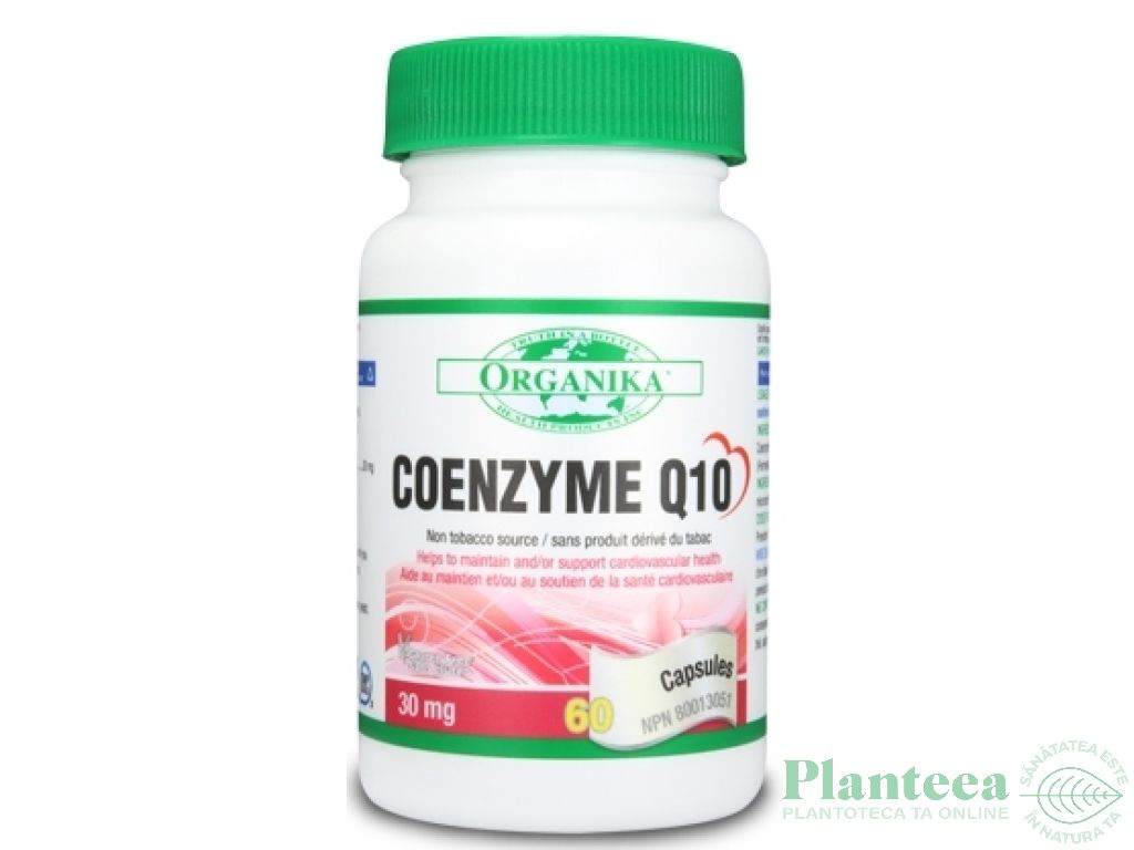 Coenzima Q10 30mg 60cps - ORGANIKA HEALTH