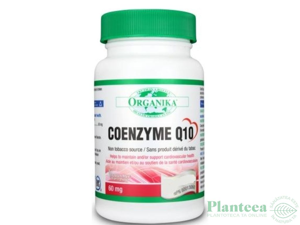 Coenzima Q10 60mg 120cps - ORGANIKA HEALTH