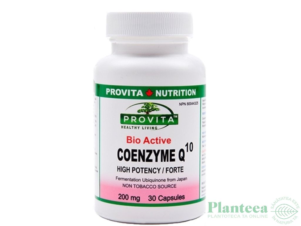 Coenzima Q10 200mg Bio Active 30cps - PROVITA NUTRITION