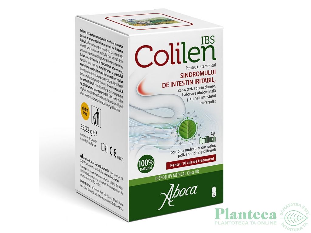 ColiLen IBS sindrom intestin iritabil 60cps - ABOCA