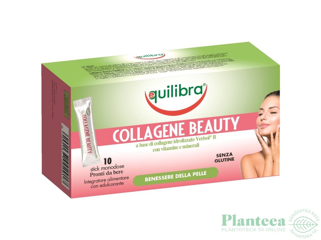 Colagen vitamine minerale Collagene Beauty plicuri 10x10ml - EQUILIBRA