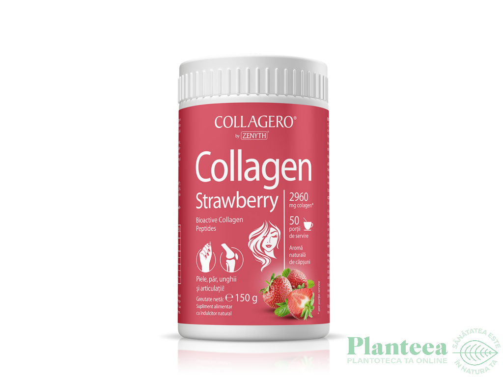 Collagen strawberry pulbere 150g - ZENYTH