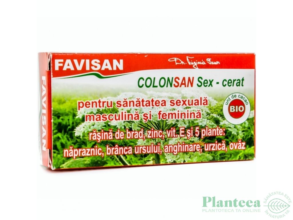 Supozitoare ColonSan Sex cerat 10x1,9g - FAVISAN