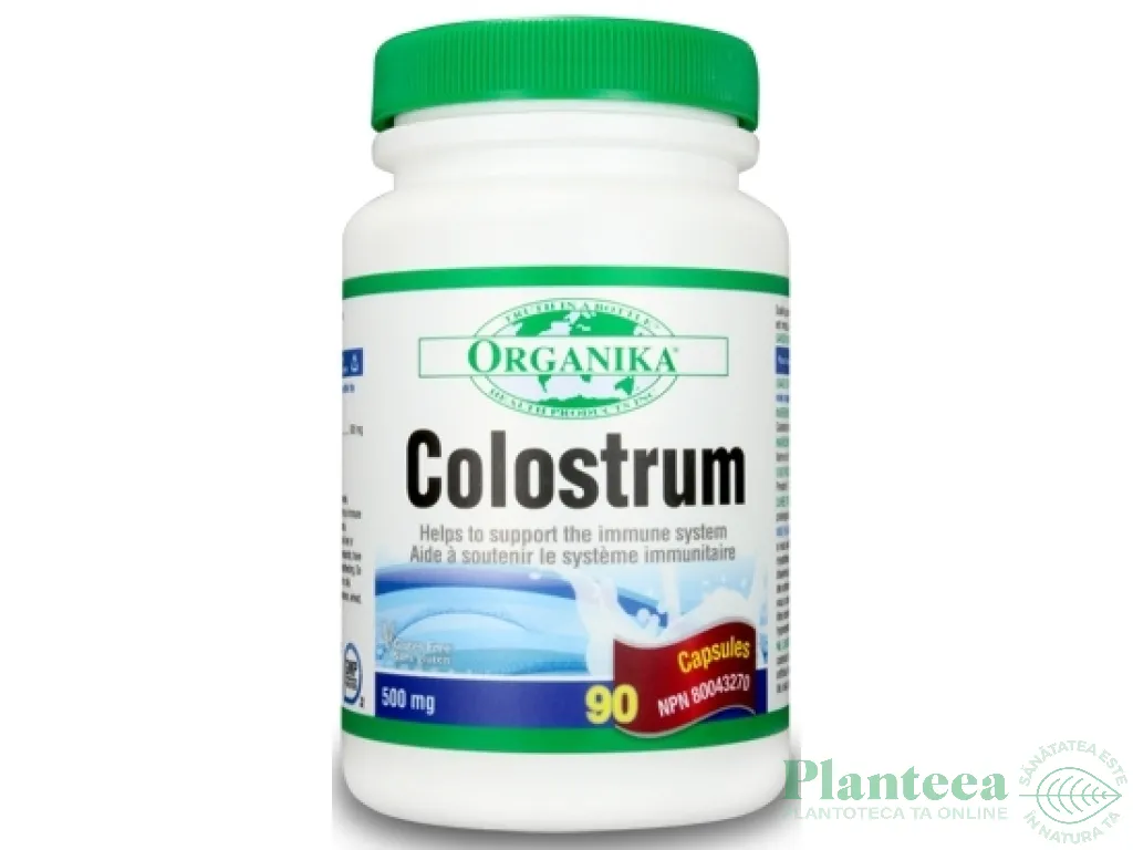 Colostrum 500mg 90cps - ORGANIKA HEALTH