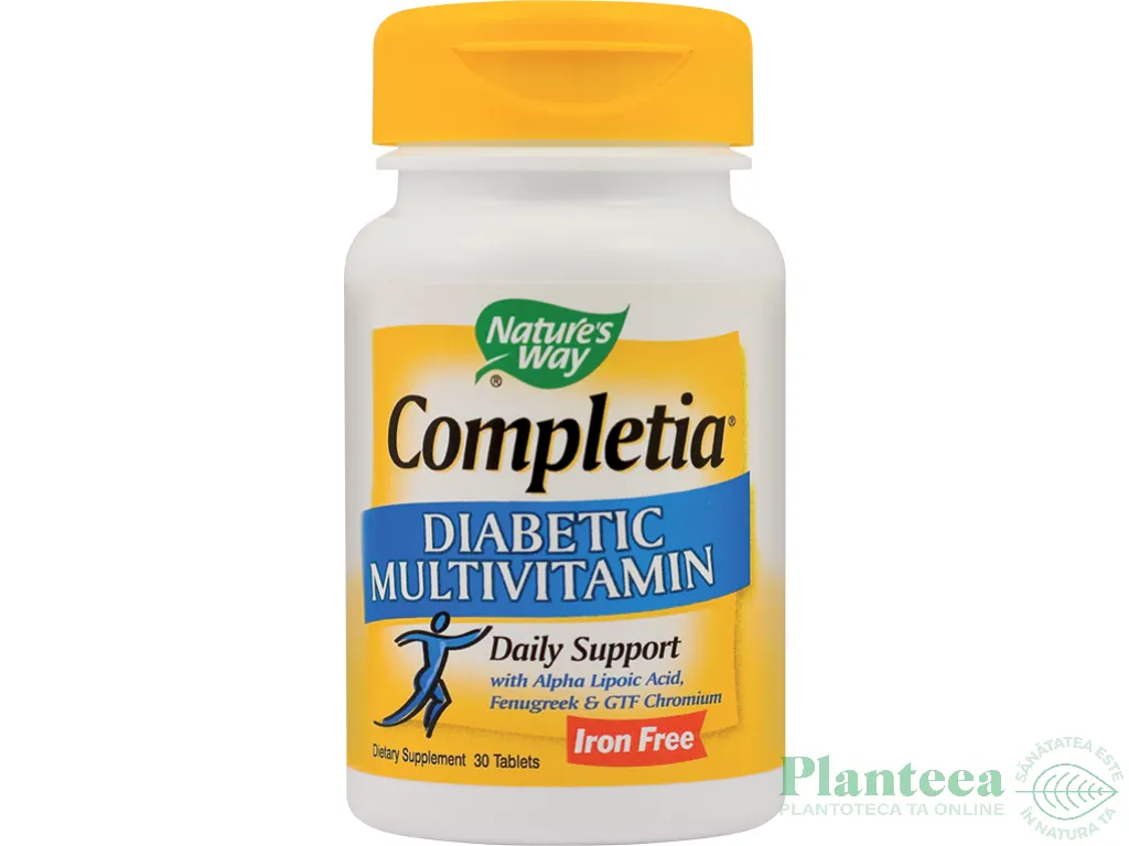Completia diabetic multivitamin 30cp - NATURES WAY