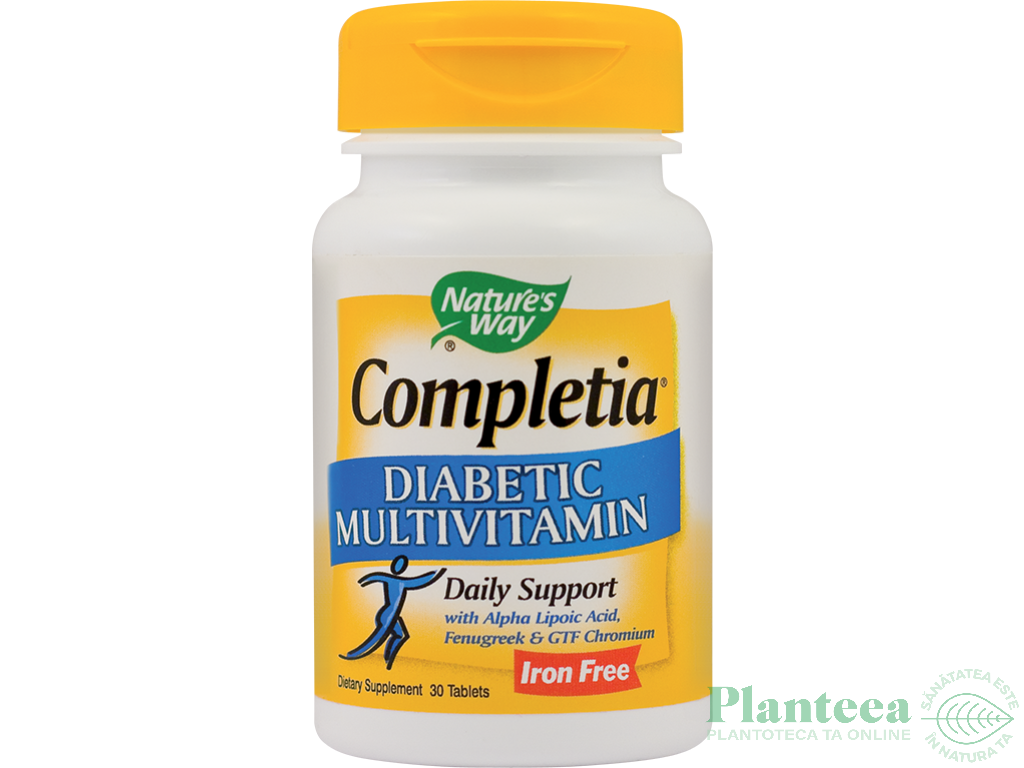 Completia diabetic multivitamin 30cp - NATURES WAY