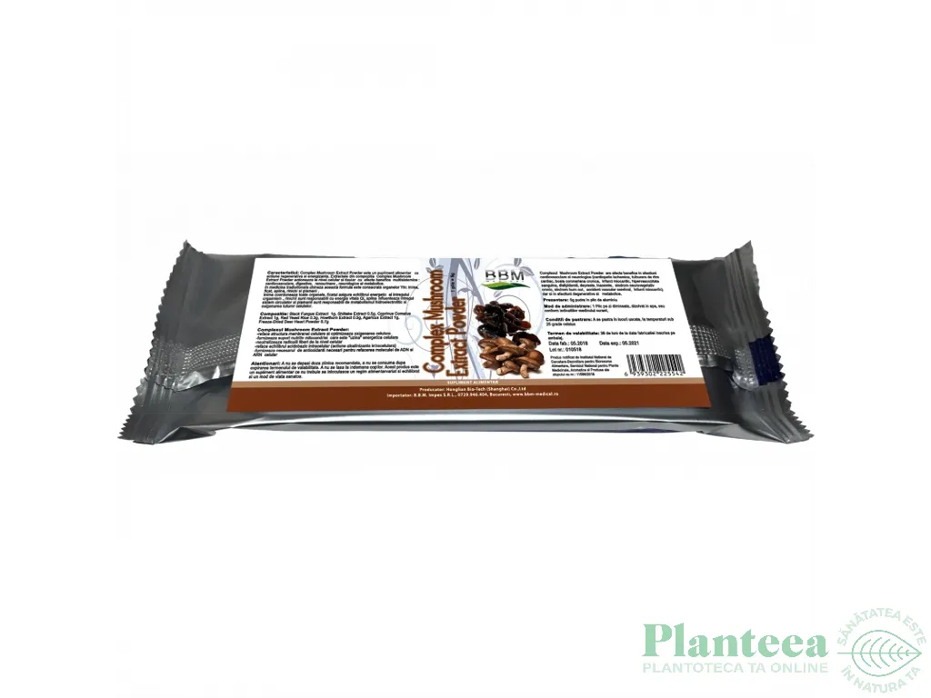 Pulbere complex mushroom extract plic 5g - HONGLIAN BIOTECH