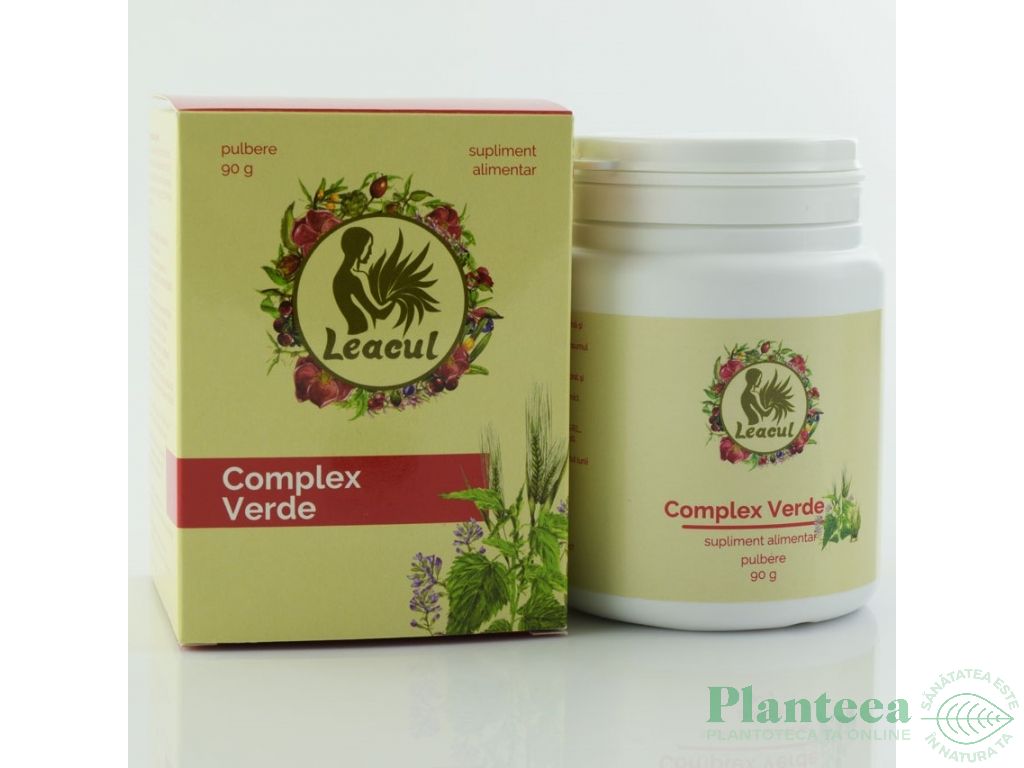 Complex verde pulbere 90g - LEACUL