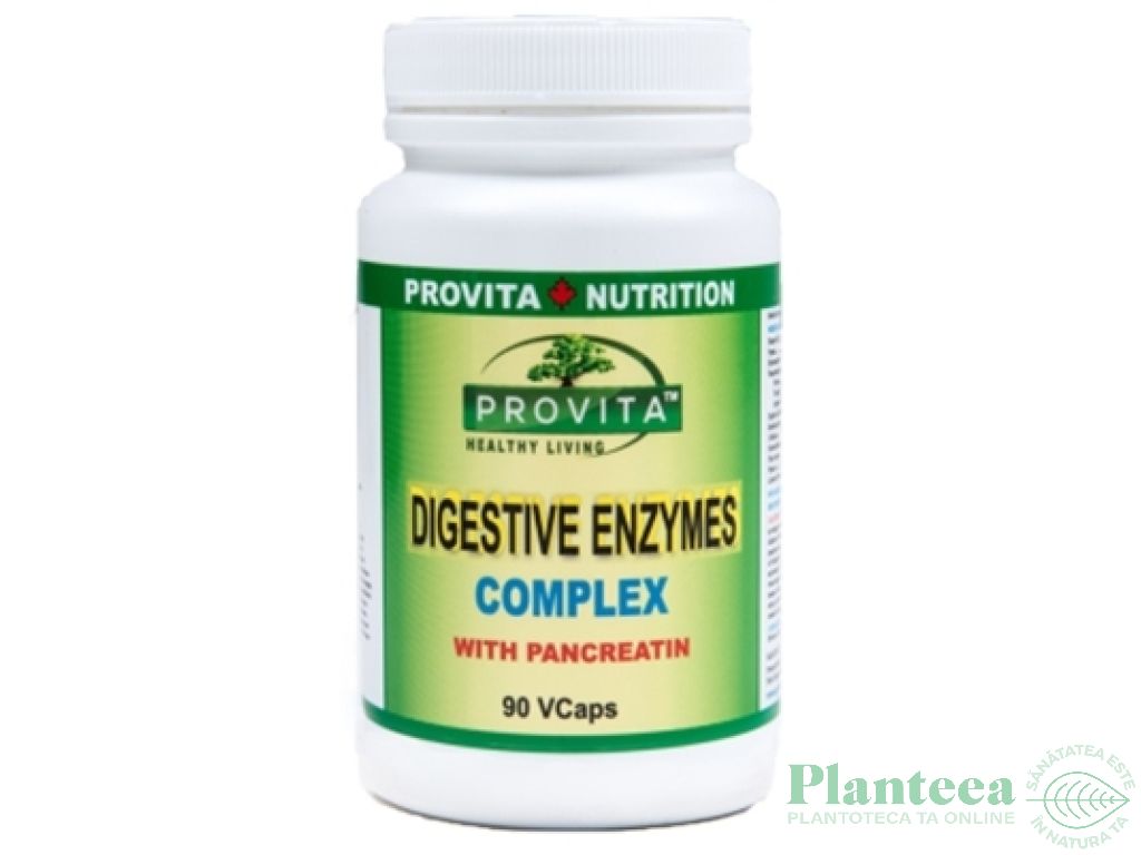 Complex enzime digestive 90cps - PROVITA NUTRITION