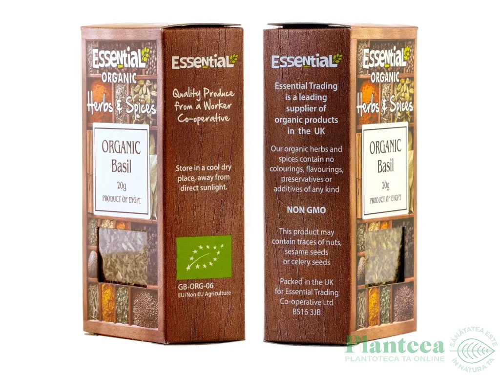 Condiment busuioc eco 20g - ESSENTIAL ORGANIC