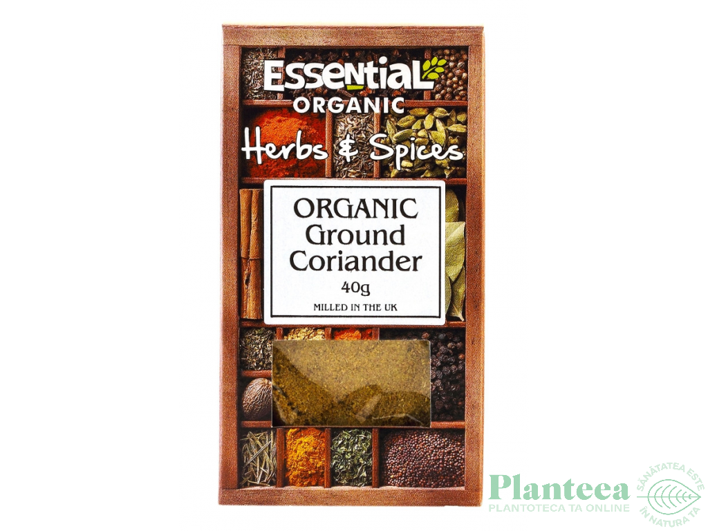 Condiment coriandru macinat eco 40g - ESSENTIAL ORGANIC