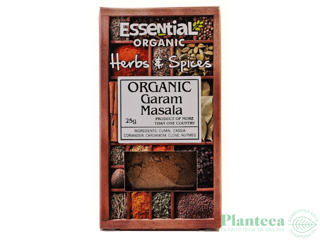 Condimente garam masala eco 25g - ESSENTIAL ORGANIC