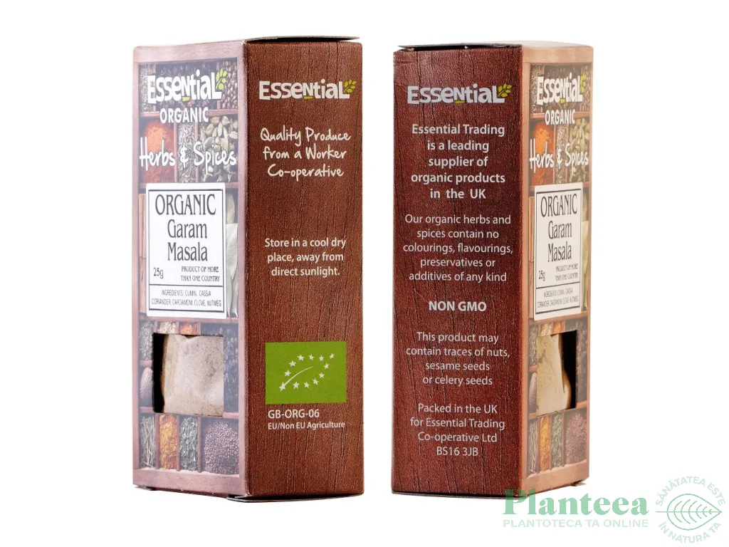 Condimente garam masala eco 25g - ESSENTIAL ORGANIC