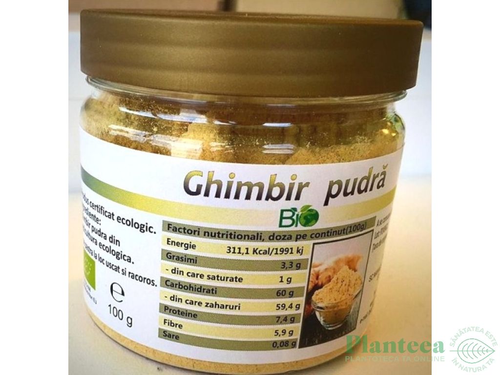 Condiment ghimbir macinat eco 100g - DECO ITALIA