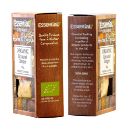 Condiment ghimbir macinat eco 30g - ESSENTIAL ORGANIC