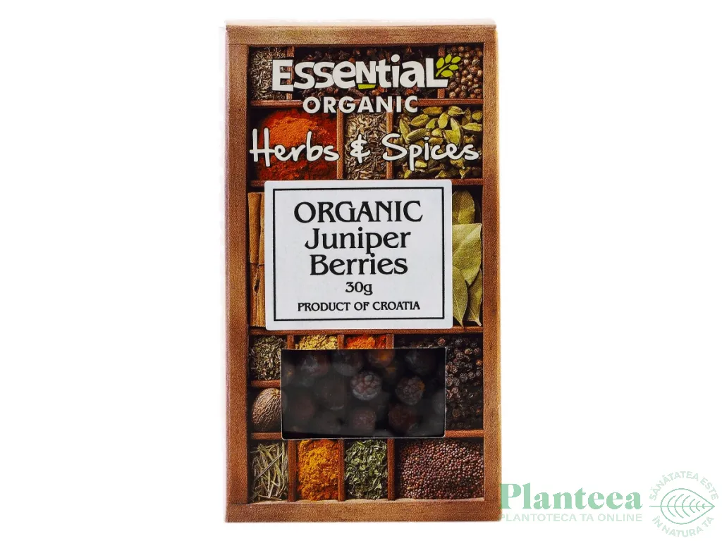 Condiment ienupar boabe eco 25g - ESSENTIAL ORGANIC