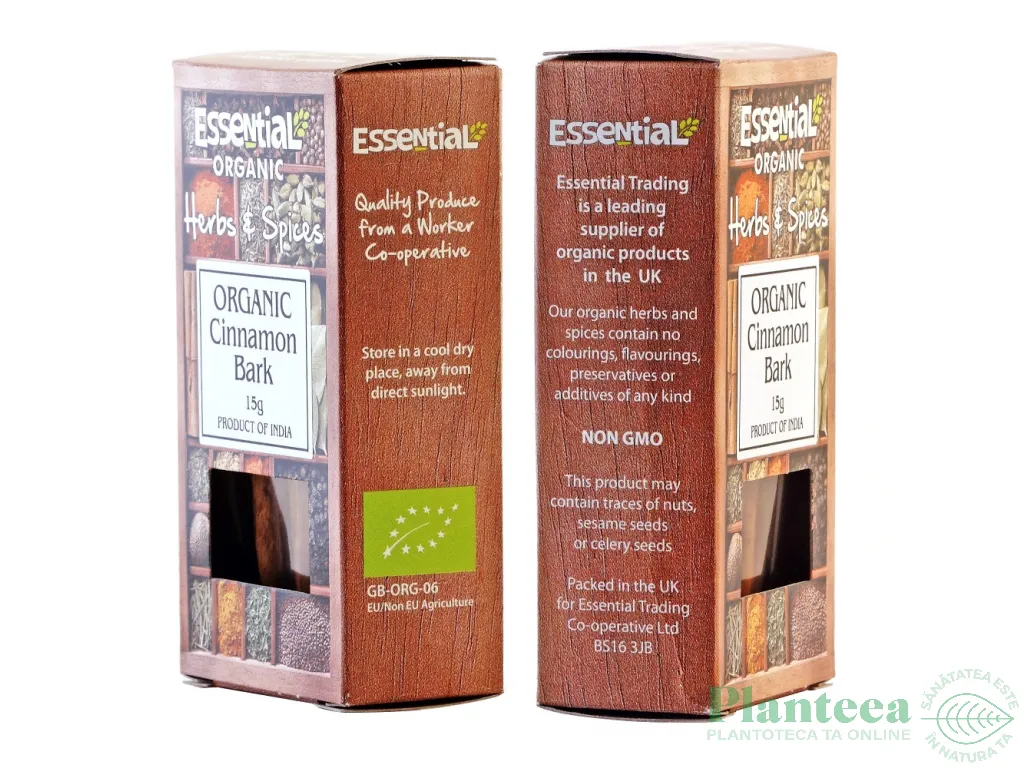 Condiment scortisoara coaja eco 15g - ESSENTIAL ORGANIC