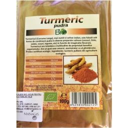 Condiment turmeric macinat eco 100g - DECO ITALIA