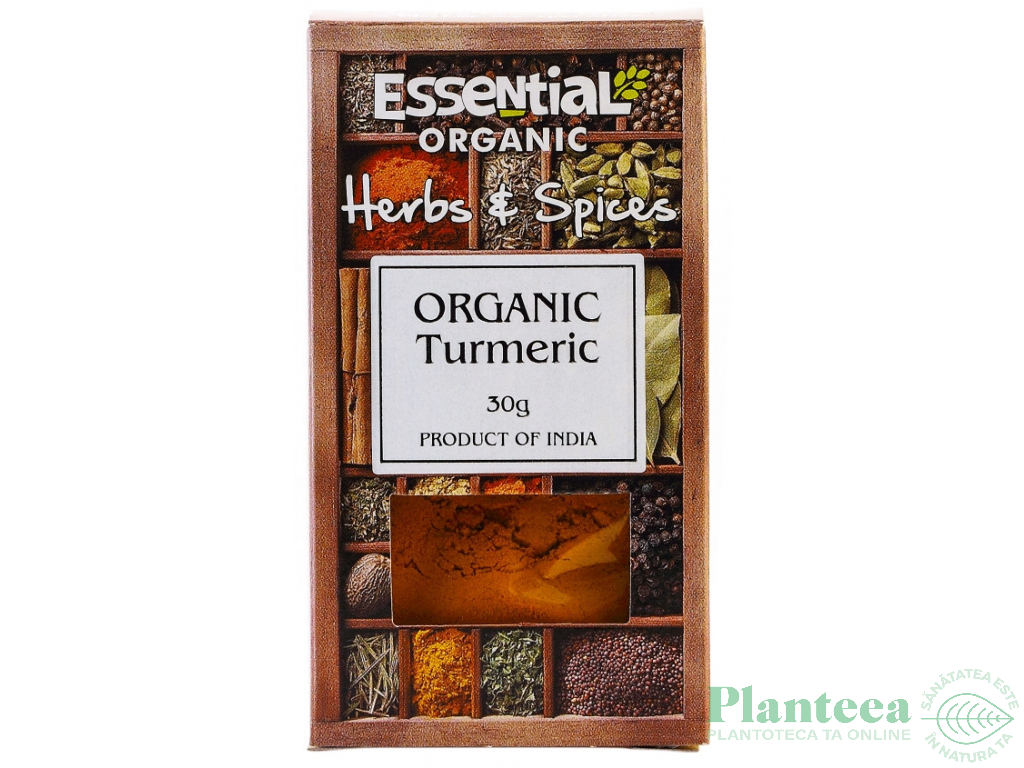 Condiment turmeric macinat eco 25g - ESSENTIAL ORGANIC