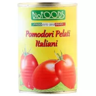 Rosii decojite bucati in suc propriu eco 400g - BIOFOODS